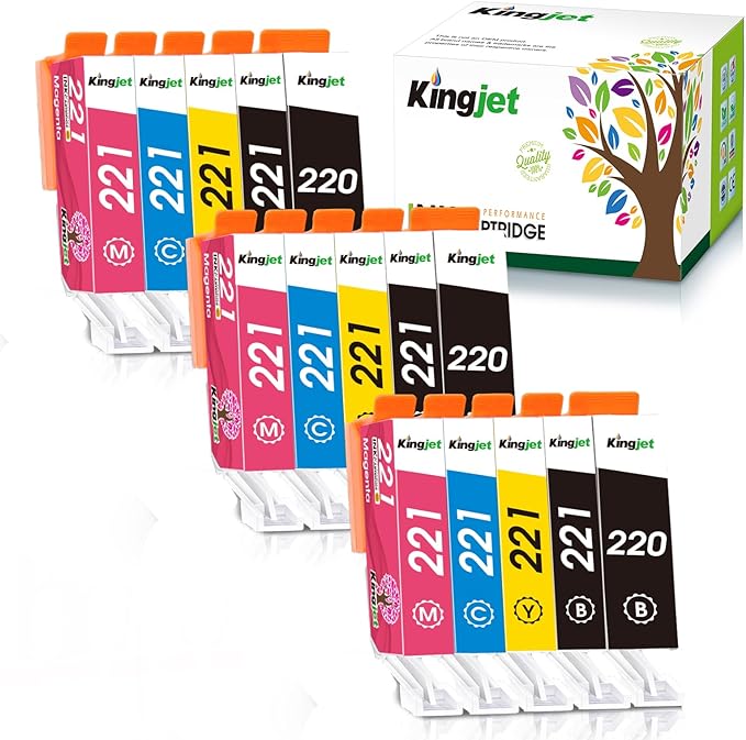 Canon 220 221 Ink Cartridges