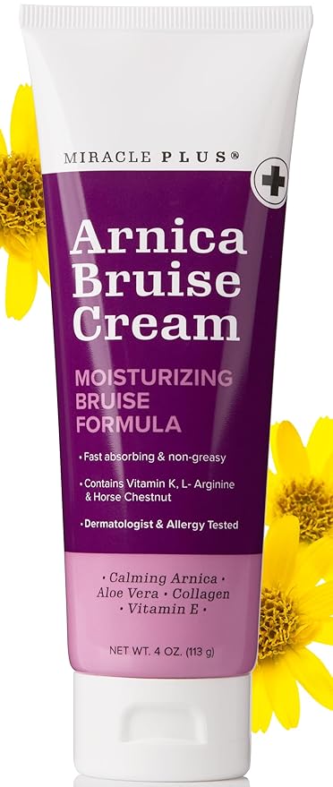 Miracle Plus Arnica Cream Bruise Relief Lotion 